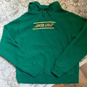 Dark Green Santa Cruz Skate Hoodie